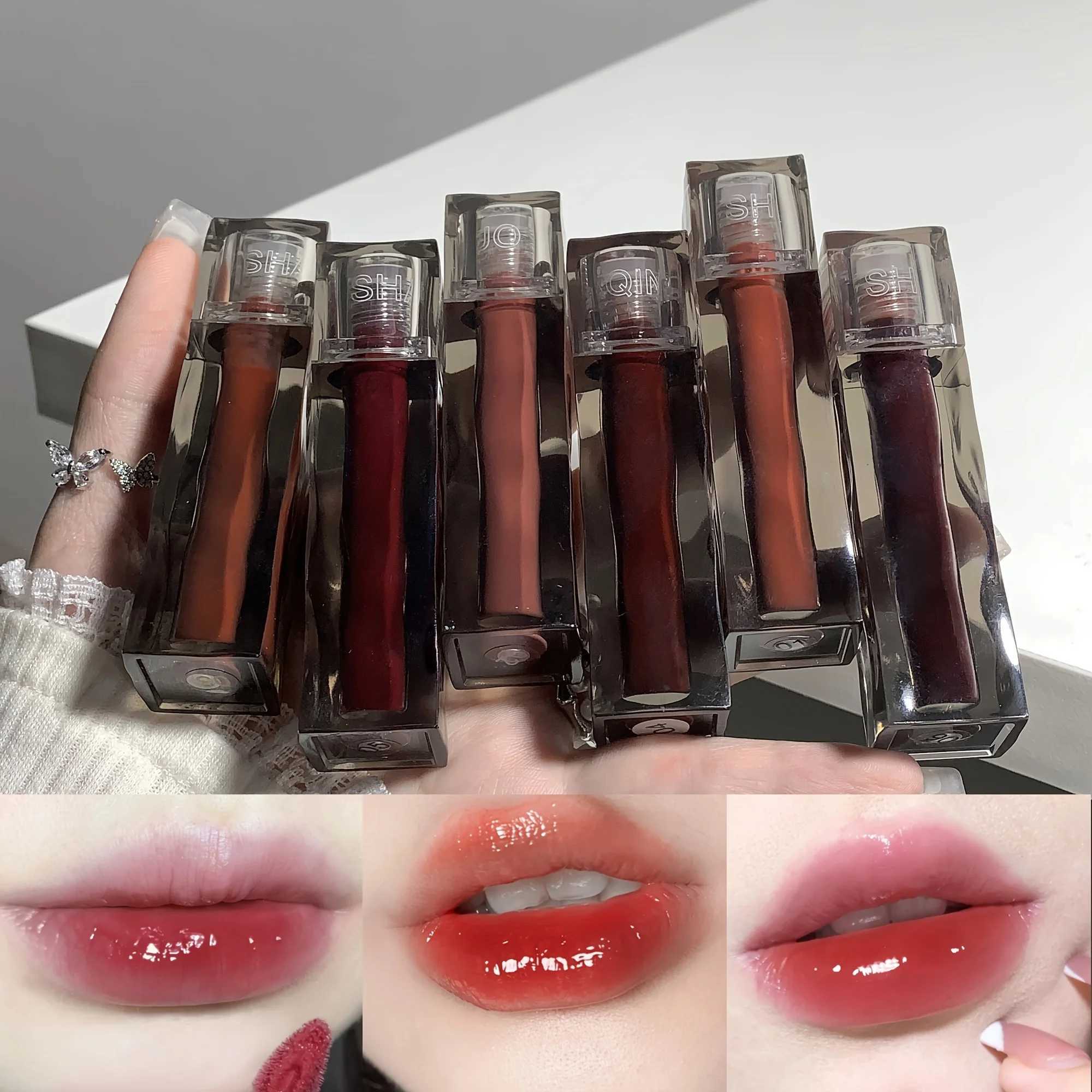 Water Light Moisturizing Mirror Lip Glaze Water Light Moisturizing Female Glass Lip Lipstick Cheap Lip GlossW250219