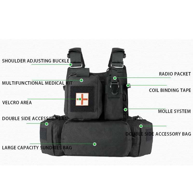 YAKEDA Multifunctional Full Protection Tactical Vest MOLLE Metal Snake Buckle Quick Release Outdoor Camouflage Tactical VestsXJ250219