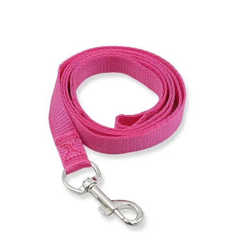7 Colors 1.5cm Nylon Pet Dog Leash Harness Dog Collar Walking Training Leash Cats Dog Harness Collar Leash Strap BeltXJ250218