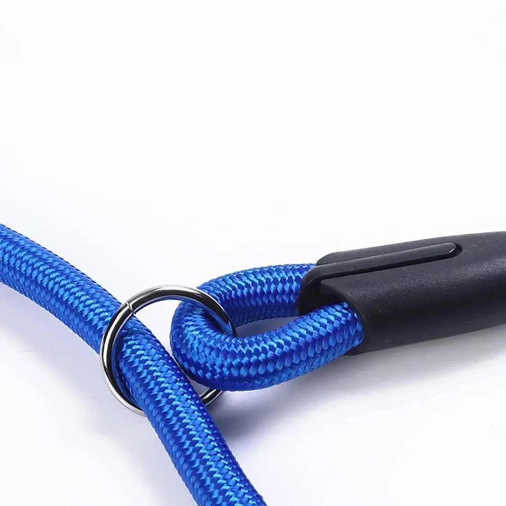 Dog Leash Slip Chains Collar Leads Strong Heavy Duty Nylon Rope No Pull Pet Training Leash for Small Dogs Puppy Traction RopeXJ250218