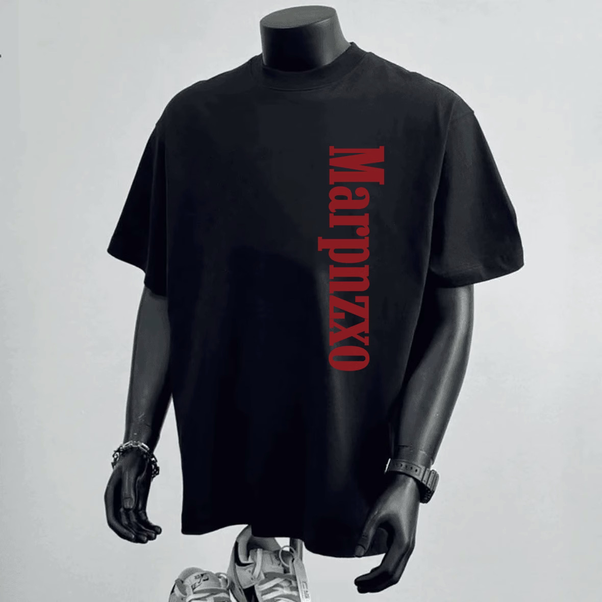 2025 New American Retro Casual Designer T-shirt Neutral Pure Cotton Short Sleeve T-shirt Personalized Printed Loose Sport Men's Short Sleeve Top