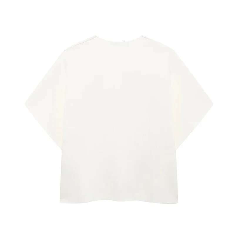 Casual Solid Knit Top Women Short Sleeve V-Neck Two Buttons Slim Elegant Vest Spring Summer Female White All-Match Knitwear