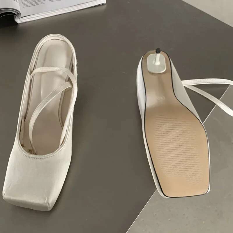 Spring Designer Square Toe Women Pumps Stiletto High Heels Sexy Party Stripper Mules Ladies Shoes atos De Mujer