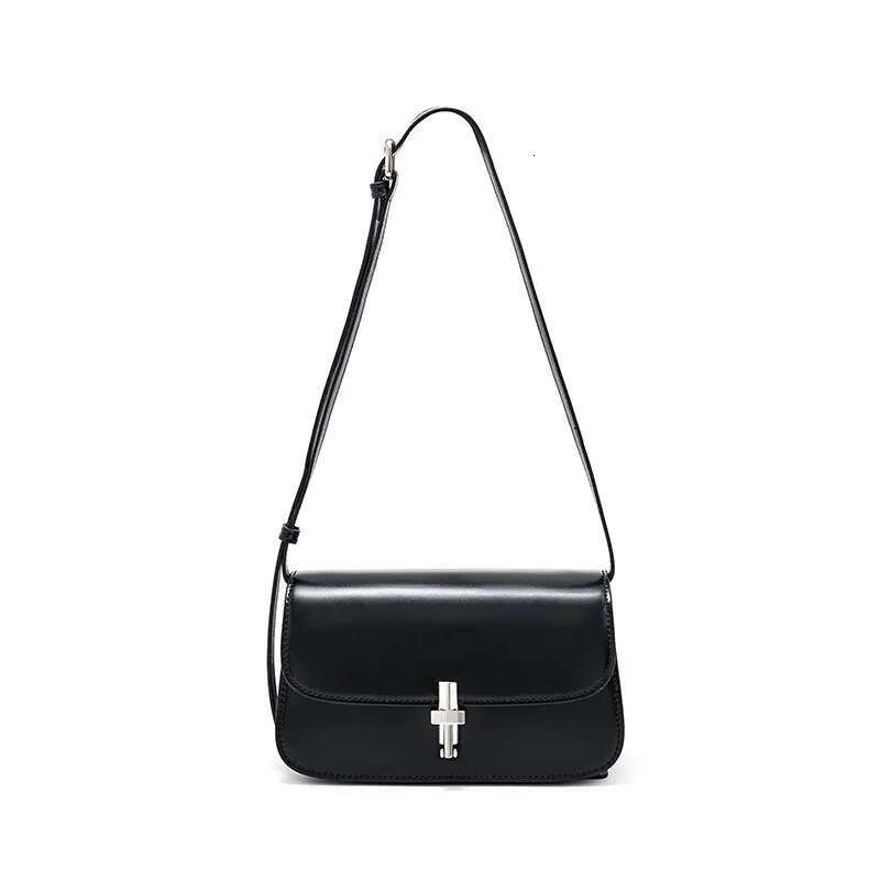 2024 Spring New Genuine Shoulder Bags For Women Soft Leather Small Totes Lady Crossbody Bag High Quality Handbag Coffee