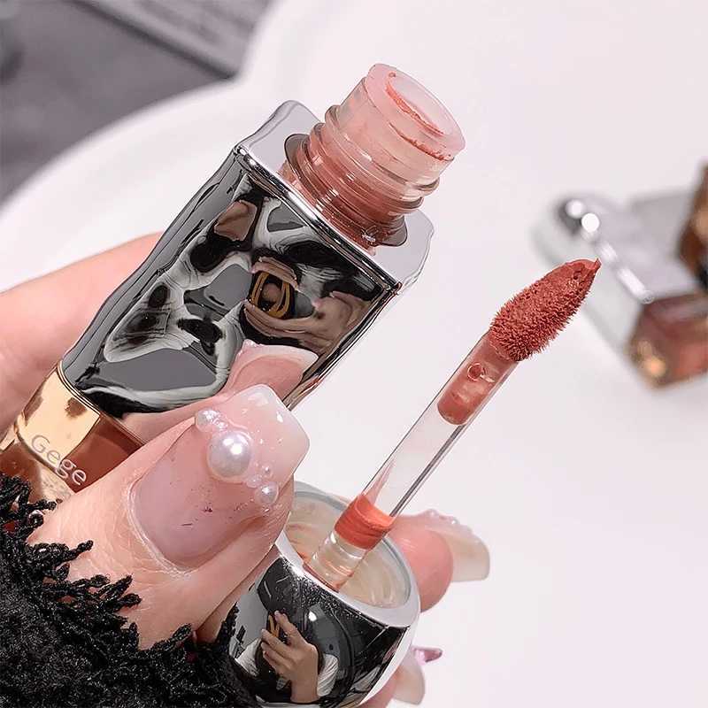 Gegebear Soft Mist Velvet Lip glaze Mist Lip gloss with white lipstick red matte makeup and color beauty must haveW250219