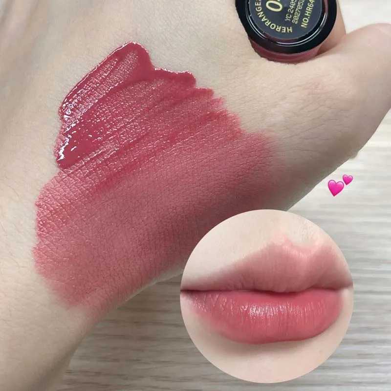 Low saturation mirror gloss lip gloss mirror Russet liquid lipstick moisturizing lip color natural nude lip makeupW250219