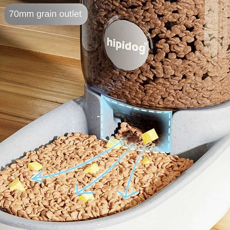 Dog Feeders Automatic cat food dog and cat water dispenser gravity water dispenser large capacity 4L pet water dispenser H250218