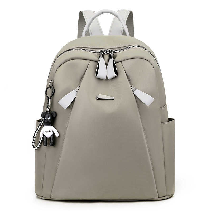 Oxford Cloth Backpack New Fashionable And Versatile Trendy Large Capacity Korean Edition Anti Splash Travel Backpack For Women Day Backpack Travel Bag