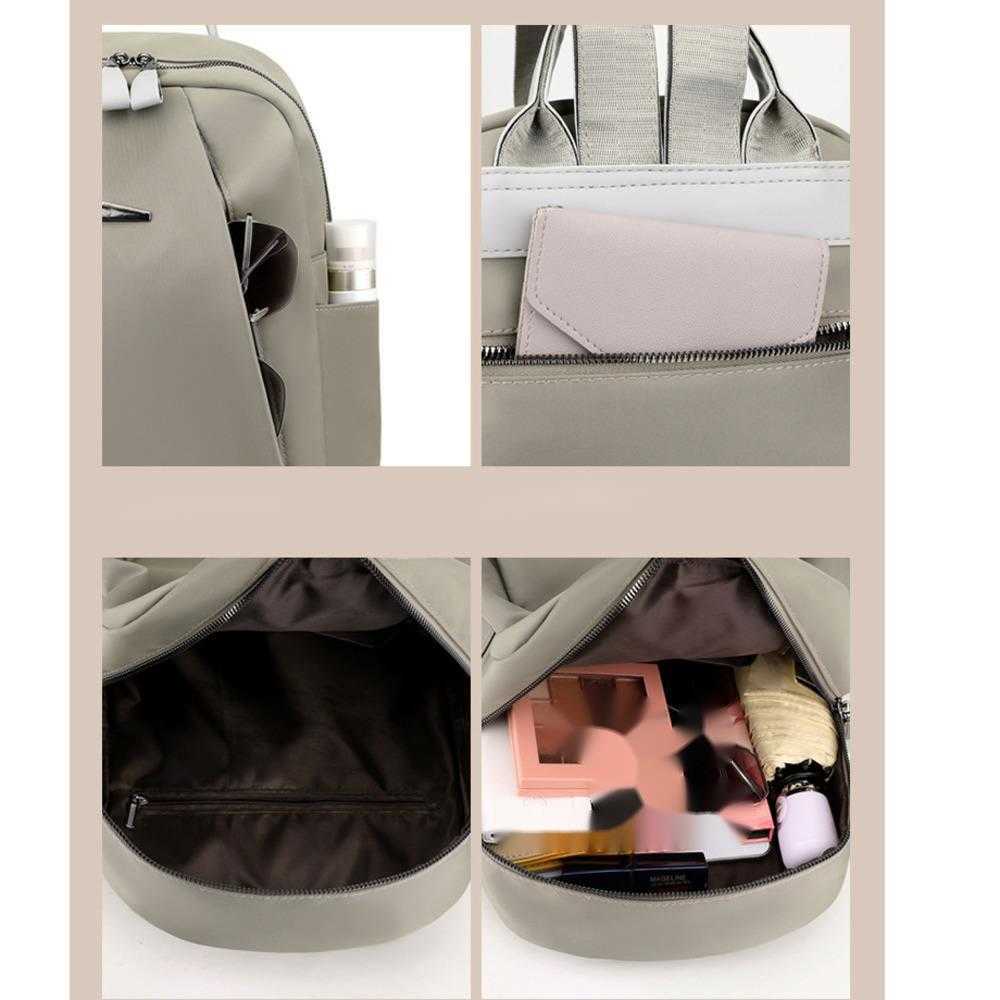 Oxford Cloth Backpack New Fashionable And Versatile Trendy Large Capacity Korean Edition Anti Splash Travel Backpack For Women Day Backpack Travel Bag