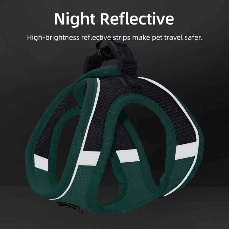 Dog Harness for Small Dogs Adjustable Puppy Cat Harness Vest French Bulldog Chihuahua Pug Pet Outdoor Walking Collar Leash SetXJ250218