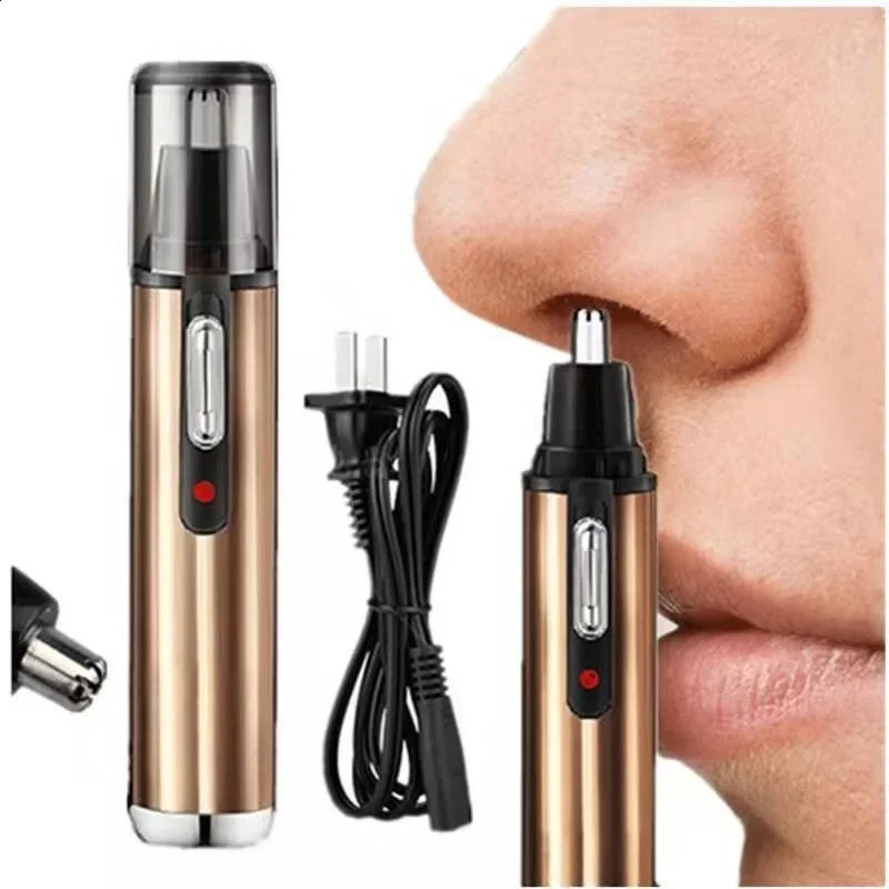 Electric Nose Hair Trimmer Rechargeable Men Shaver Razor Women Epilator Cutter Waterproof 250217