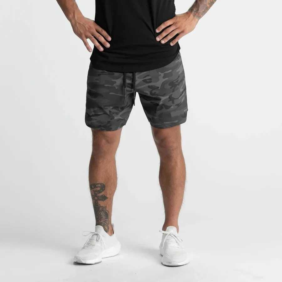 2024 single layer Quick-drying solid color Mens Short pants Fitness Jogger Sport Shorts Sweatpants Fitness Workout Casual pants W250219