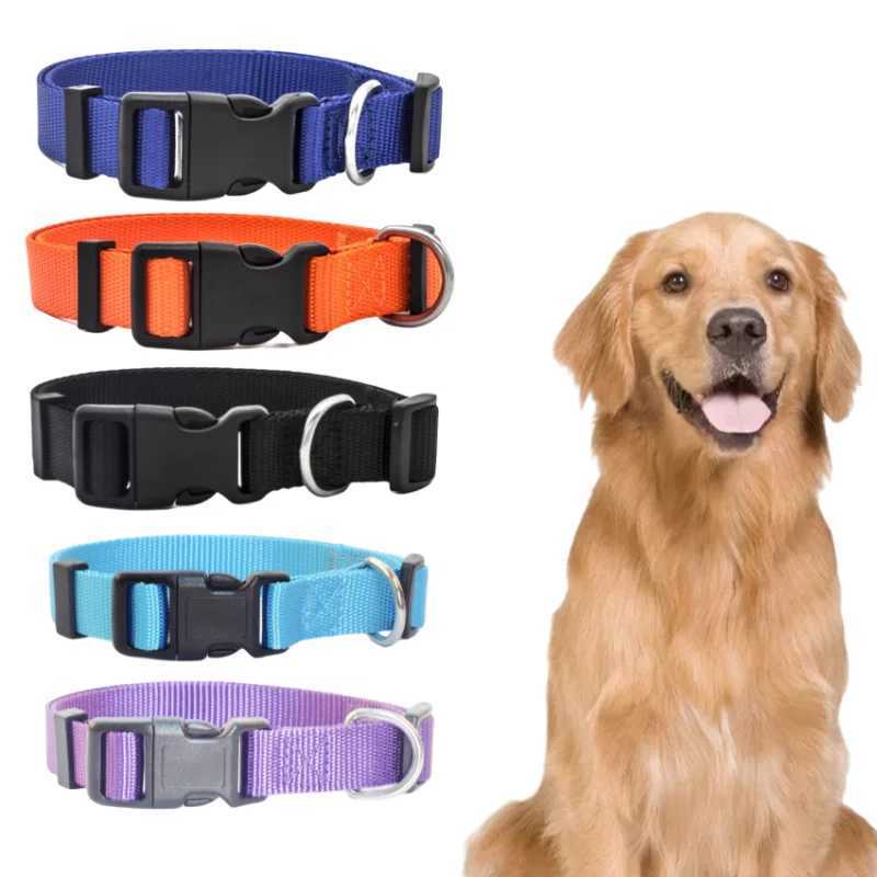 Adjustable pet collar nylon small dog and cat collar sturdy and durable neck strap suitable for small and medium-sized dogs and cats W250219