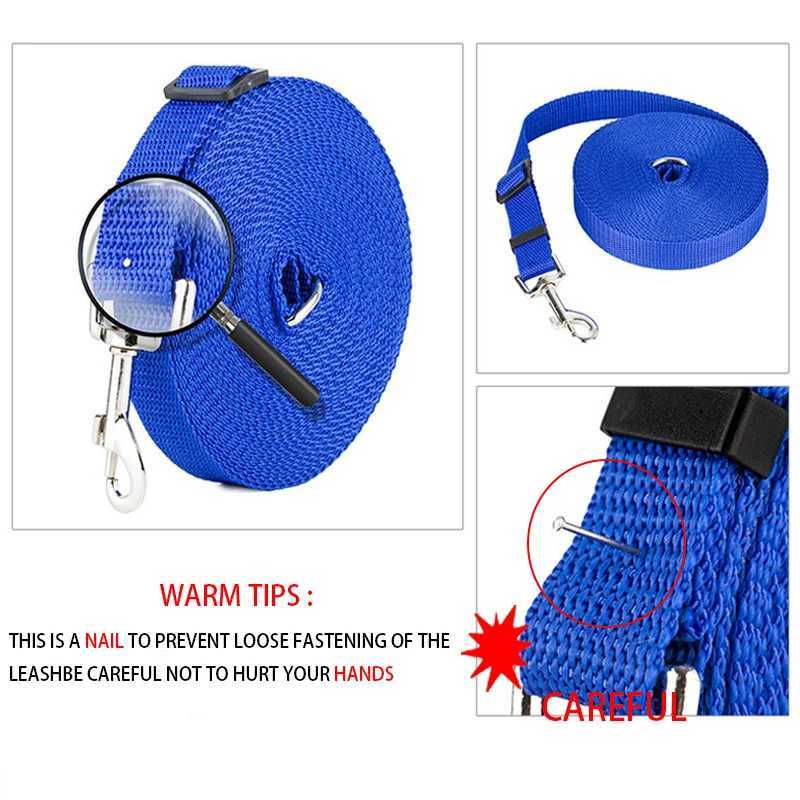 Nylon Dog Training Leashes Walking Pet Leash Rope Traction Rope for Small Large Dogs 1.5M /1.8M /3M /4.5M/ 6M /10M Pet SuppliesXJ250218