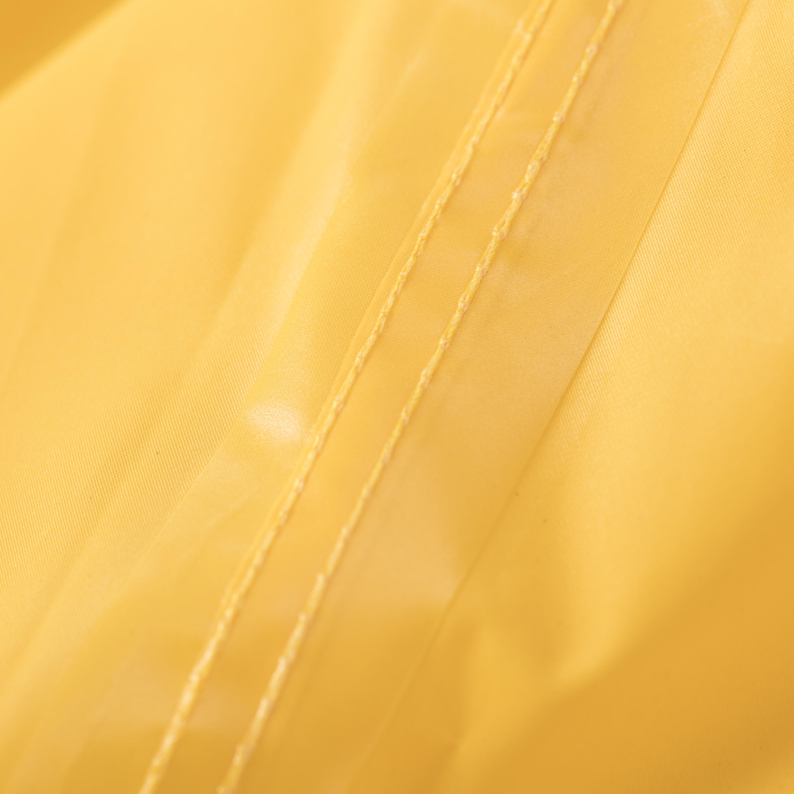 Elastic-Adjusted Hooded PVC Raincoat with Safety Striping - Waterproof Polyester Material RS001
