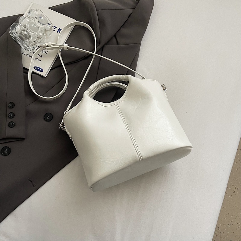 Korean version women's high-end handbag, 2025 spring new item, vegetable basket bag, simple and versatile single shoulder crossbody bag #swissmil