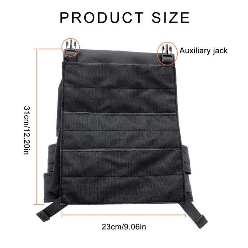 Hunting Vest Extension Back Panel Fast Realse Buckles Multiple Compartment for Outdoor Sport Hunting Gears AccessoryXJ250219