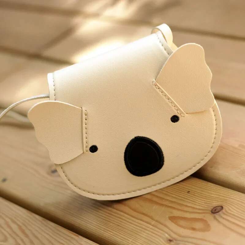 Ddmyshoesvip New Kids Messenger Bag For Boy Girl Cartoon Cute Koala Single Small Bag Children Satchel PU Leather Feel Shoulder Bags