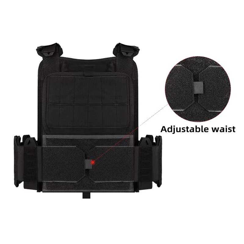 New combat vest 6094 quick detachable light laser cut tactical vest black gear to carry Military tactical vestXJ250219