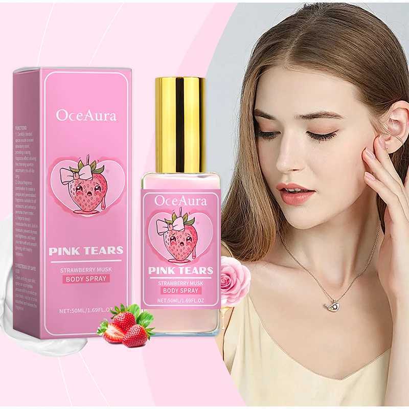 New Arrival Strawberry Smell Body Milk Mist Brand Strawberry Flavour Perfume Musk Refreshing Moisturizing Care Fragrance Perfume Z250219