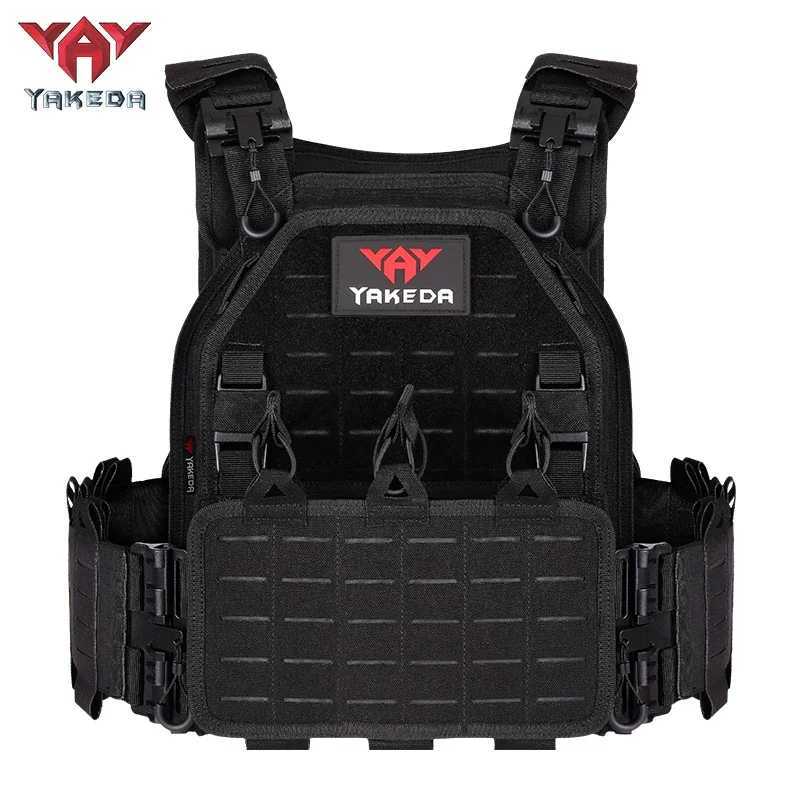 Yakeda Tactical Equipment Fast Release Outdoor Training Chalecos Molle Camo Body Protection Plate Carrier Tactical VestXJ250219