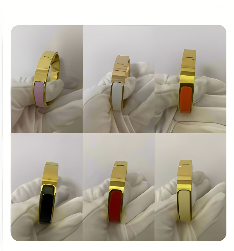 Designer Bracelet Classic 12MM Wide Bracelet Men's and Women's Couple Bracelet 18K Gold Bracelet Size 17/19