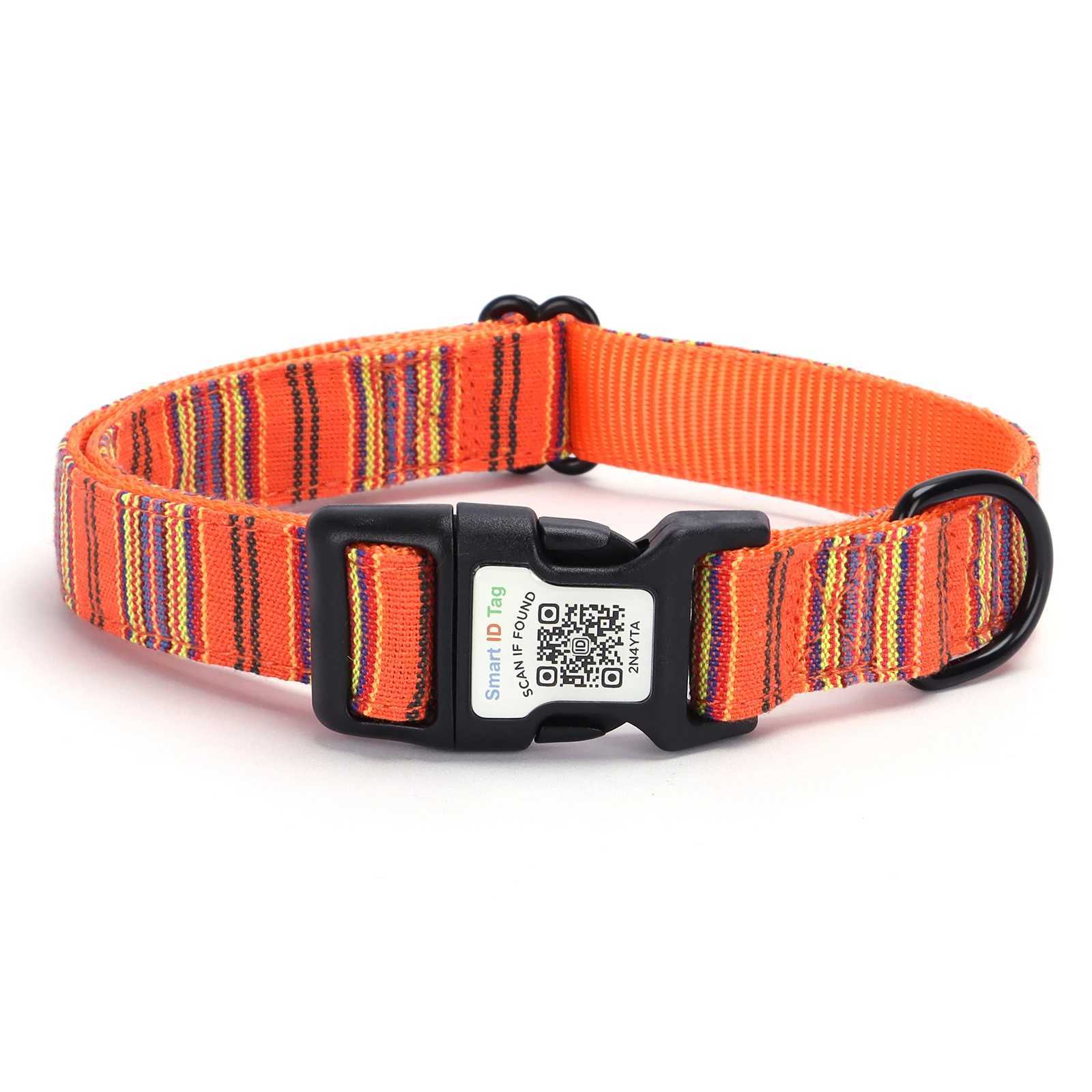 Dog Collar Address Tags With APP Prevent Loss Dogs Medal Custom Accessories Personized Necklace Chain W250219