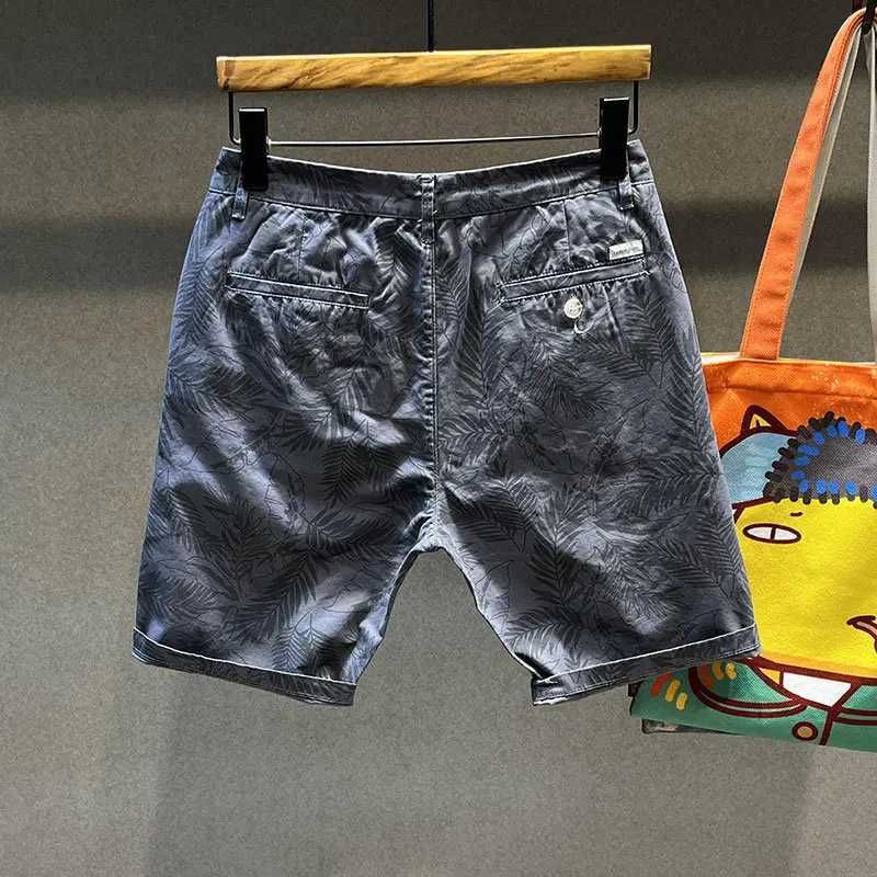 Men's Shorts 2024 new camouflage printed casual cargo shorts for mens summer loose and fashionable beach cut pants z250219