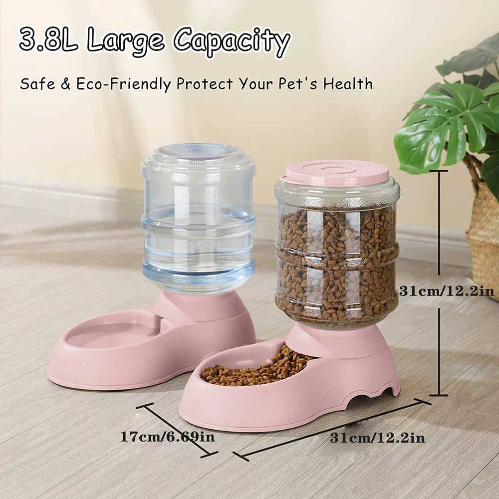 Dog Feeders Automatic Water Dispenser Large Capacity Pet Feeder Small Dog Food Bowl Cat Feeder Drinking Bowl Pet Feeding Drinker Water Bowl H250218