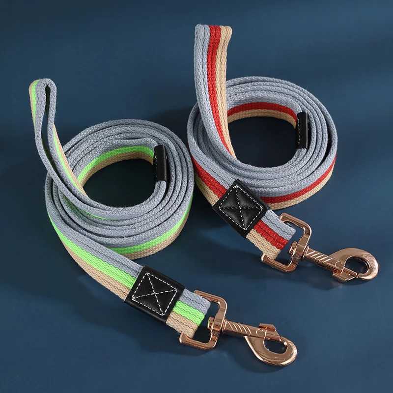 2m Long Dog Training Leash Pet Lead Non-Slip Rubber Nylon Training Walking Rope Work Dog Leashes For Small Medium Large Big DogsXJ250218