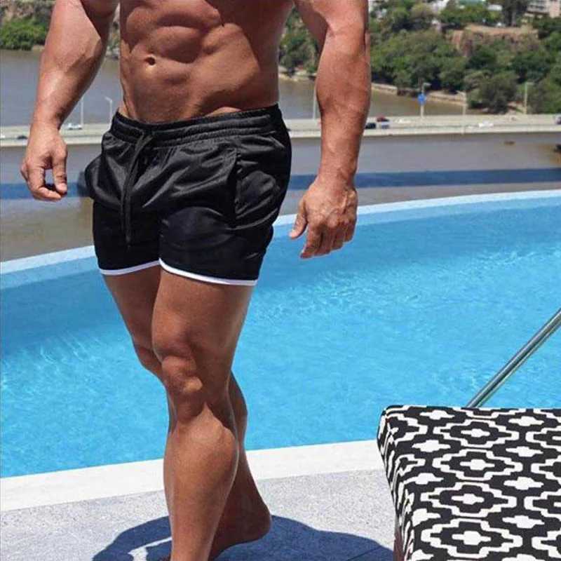 Fitness shorts quick gym shorts gym shorts running and hiking sportswear accessories summer running shorts mens sports jogging W250219