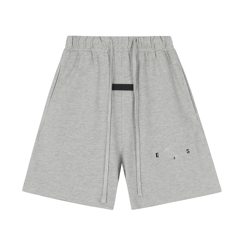 Essentials Short Designer Men Tracksuit Flocking Letter Print Cotton T Shirt Shorts Set Summer Sports Breathable Basketball Suit Streewear Essantialsas Short F67