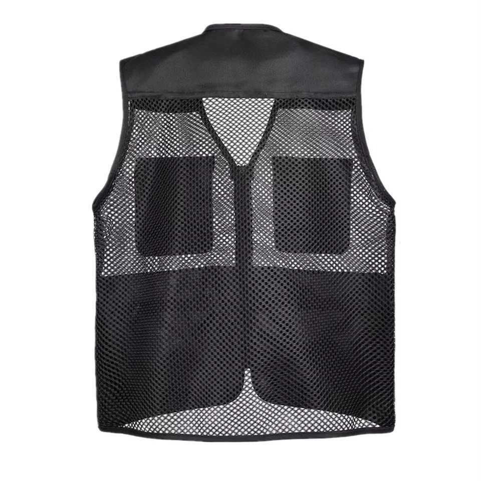 XXXL Tactical Vest Multi Pockets Waistcaot For Outdoor Fishing Climbing Photography Security Protection Quick Drying BreathableXJ250219