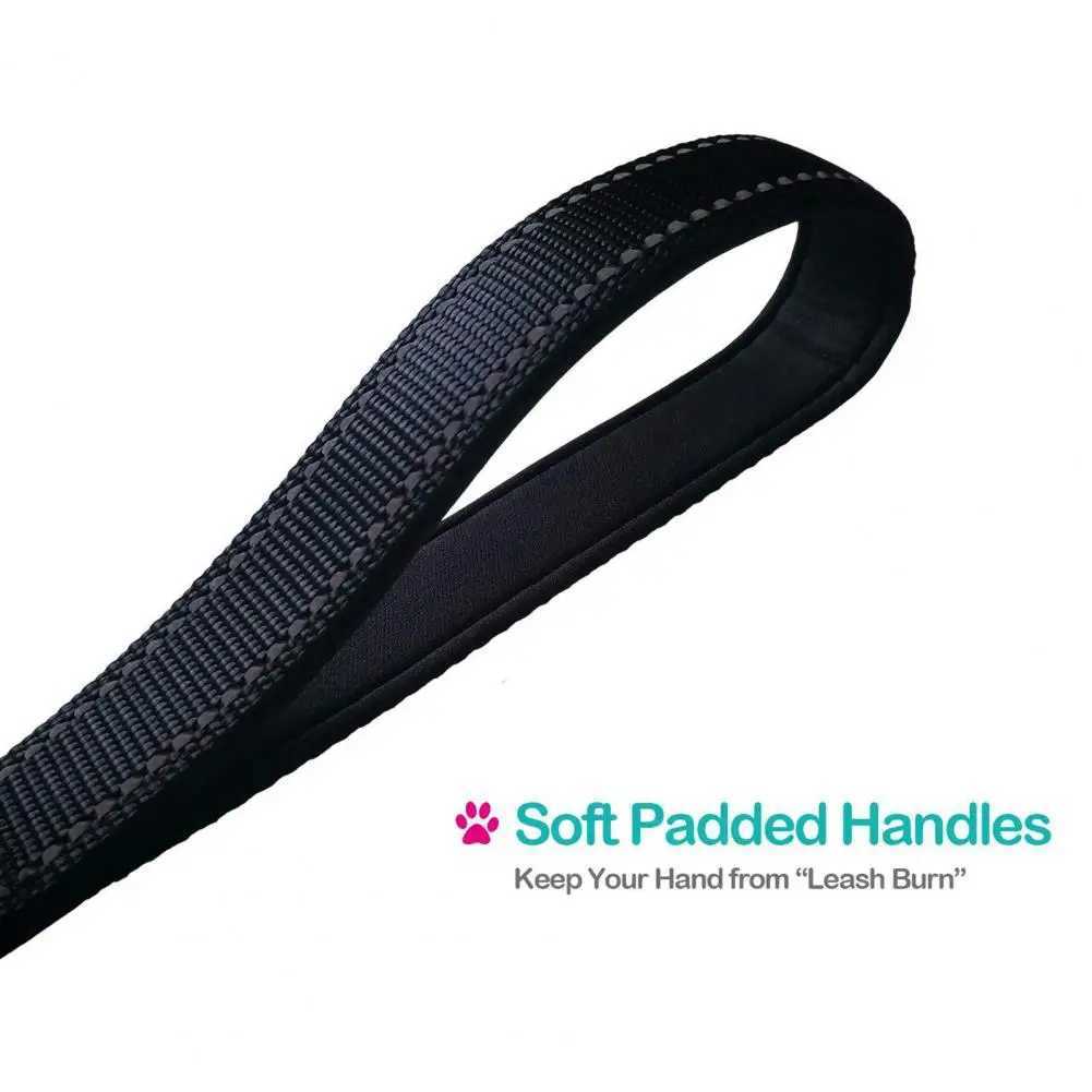 Short Dog Leash 12 Dog Traffic Lead Leash with Padded Handle Heavy Duty Nylon Dog Traction Rope for Training WalkingXJ250218