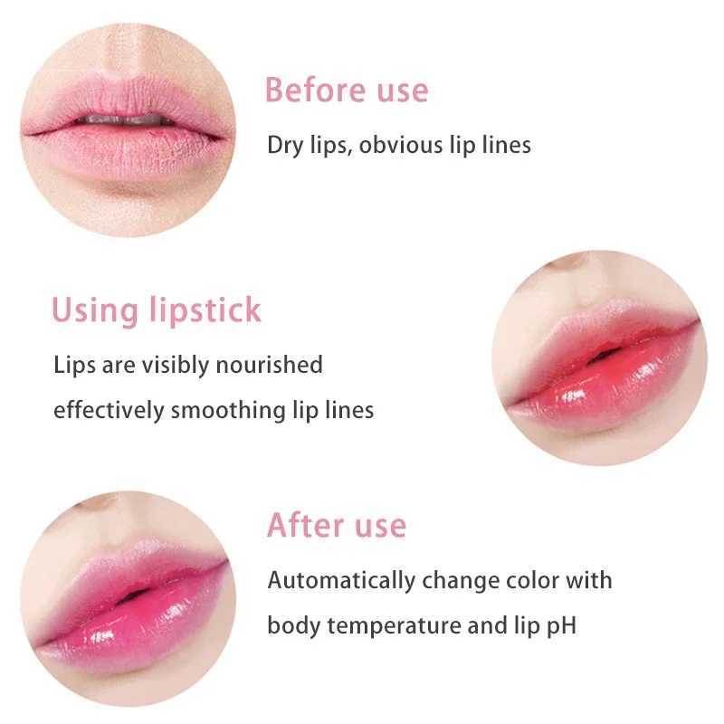 1PCS Moisturizing Natural Aloe Lip Gloss Changable Color Portable Waterproof Long Lasting Nutritious Lips Care LipstickW250219