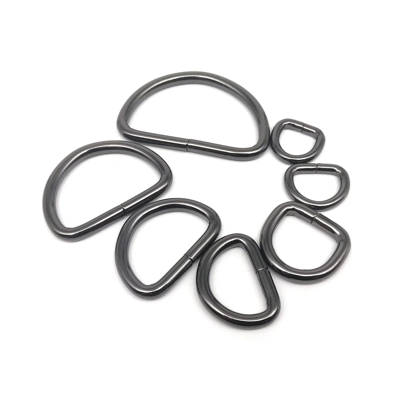 5pcs Metal High Quality Thickened Leather Hand Bag Backpack Purse Strap Belt Dog Collar Chain Semi O Dee D Ring Buckle Clasp DIY 250213