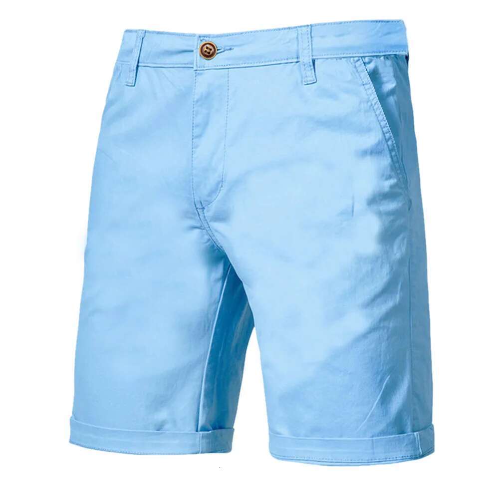 Summer Beach Men's Designer Shorts Solid Color Slim Fit Shorts Fashionable Casual Daily Street Outdoor Travel Zipper Button Straight Leg Pants