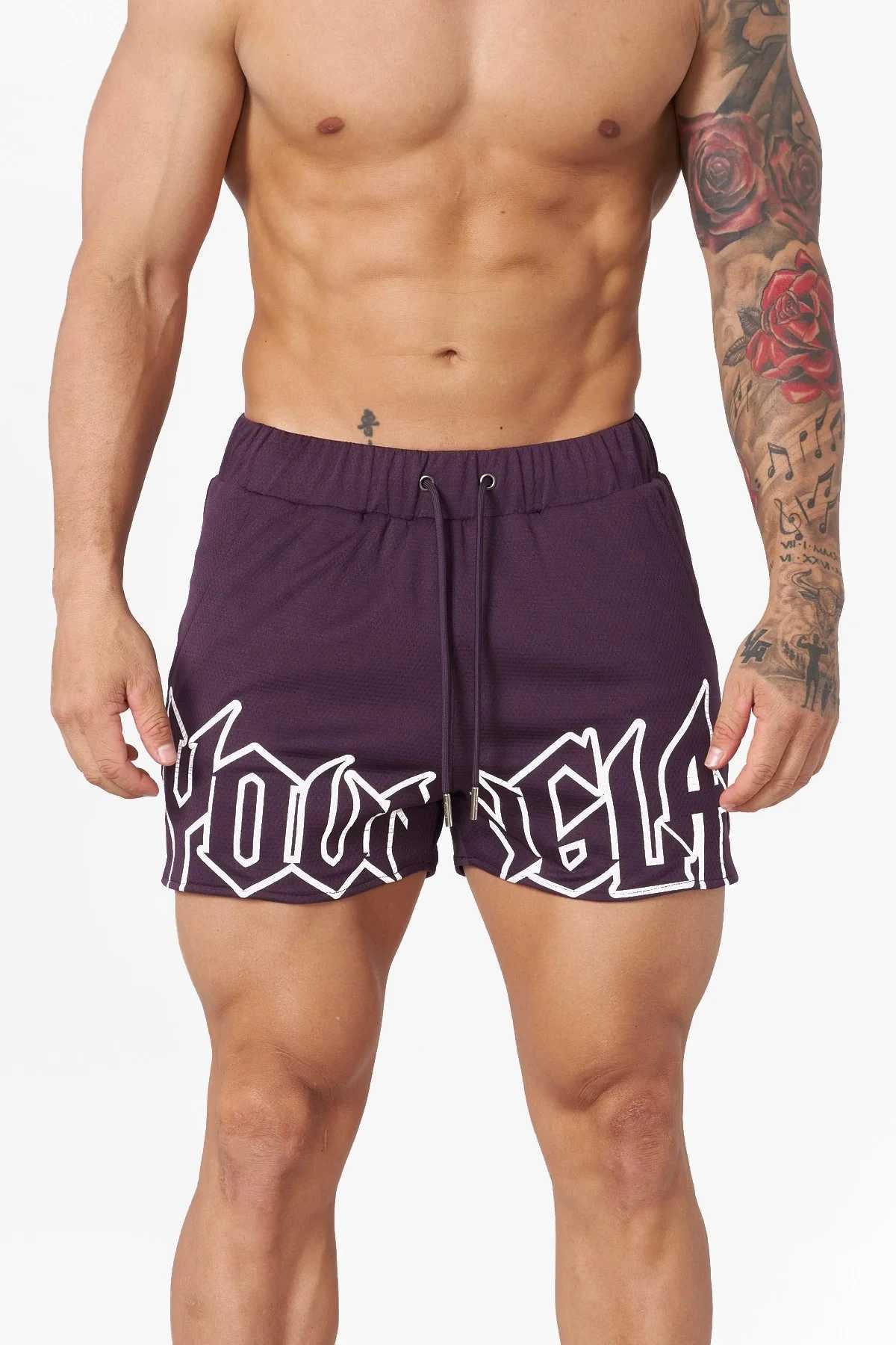 Men's Shorts Gym Sports Fitness Mens Shorts American Style Clothing Brands Jogger Outdoor Running Basketball Training Shorts Beach Pant z250219