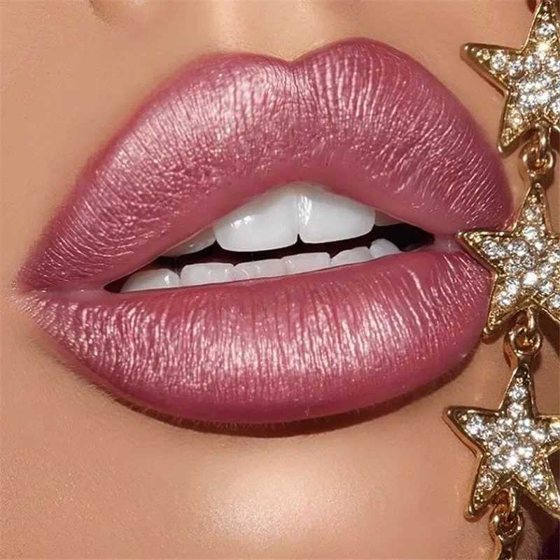 Metallic Glitter Liquid Lipstick Makeup Waterproof Metallic Lip Gloss Long-lasting Shimmer Metal Lip Glaze Tint CharmingW250219