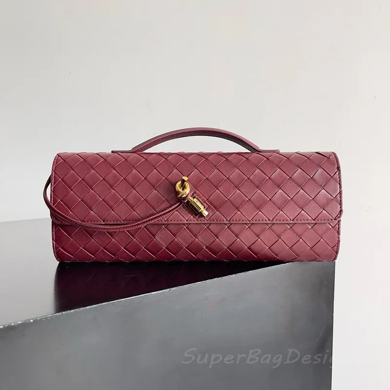 10A andiamo clutch evening bag crochet intreccio woven Suede import Calfskin lambskin handbag genuine leather crocodile women lady bag designer bag long style