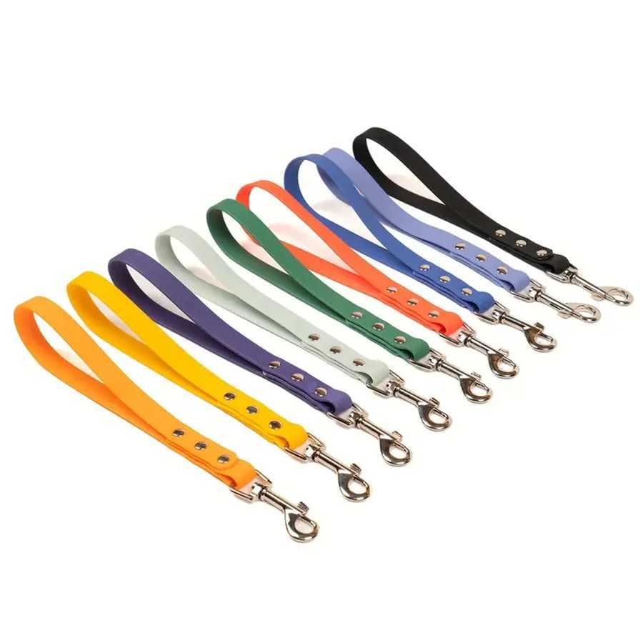 Short Dog Leash 3/5 Wide Biothane Waterproof Traffic Handle Traffic Leash Traffic Lead For Dogs Training WalkingXJ250218