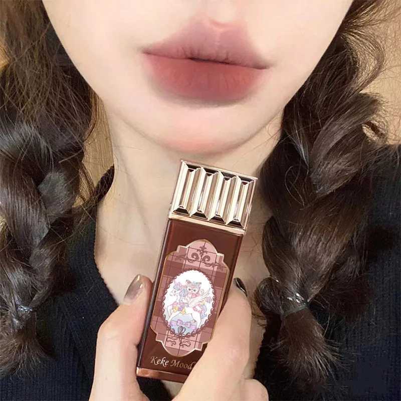 KEKEMOOD Chocolate Shop Cloud Lip Cream Delicate Clear Thin Autumn And Winter Milk Tea ColorW250219