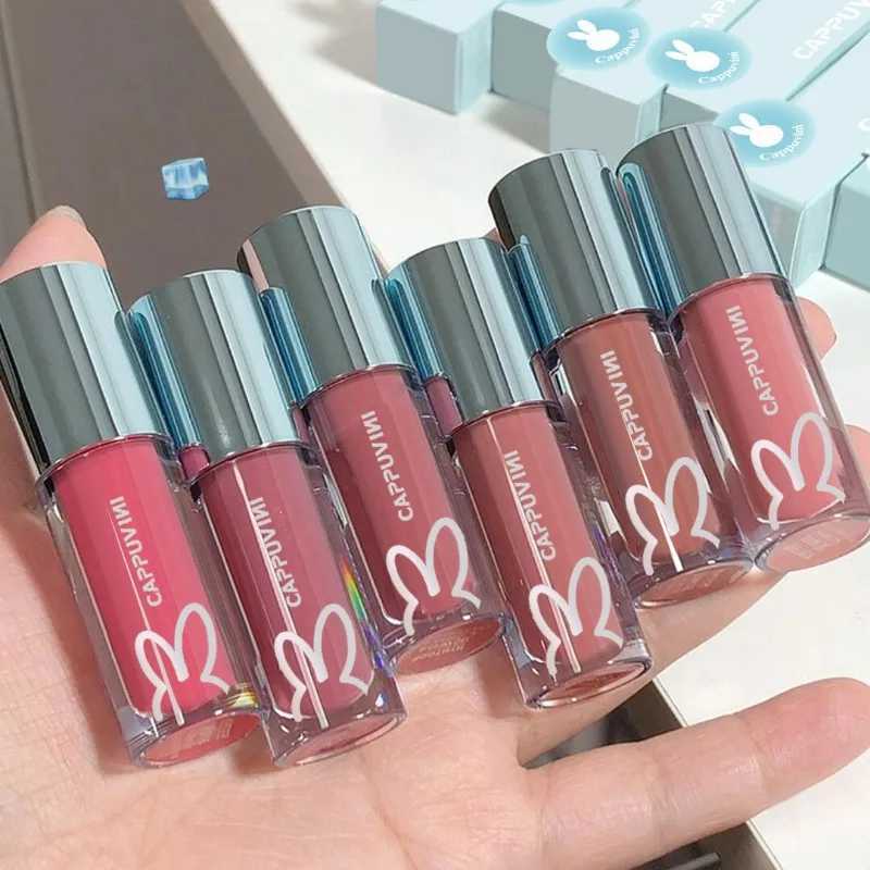 NEW Water Glazed Mirror Lip Gloss Makeup Crystal Jelly Moisturizing Lip Glaze Long Lasting Grape Color Liquid Lipstick CosmeticsW250219