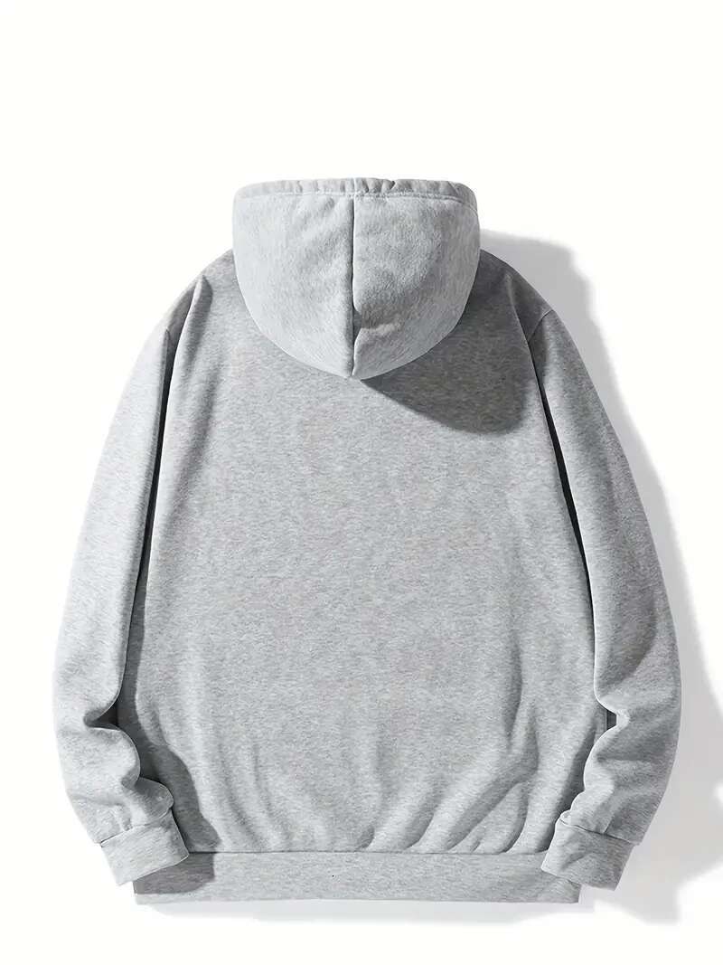 2023 Spring Autumn Men's And Women's Casual Hooded Pullover Pure Color Sports Hoodie Sweatshirt Top