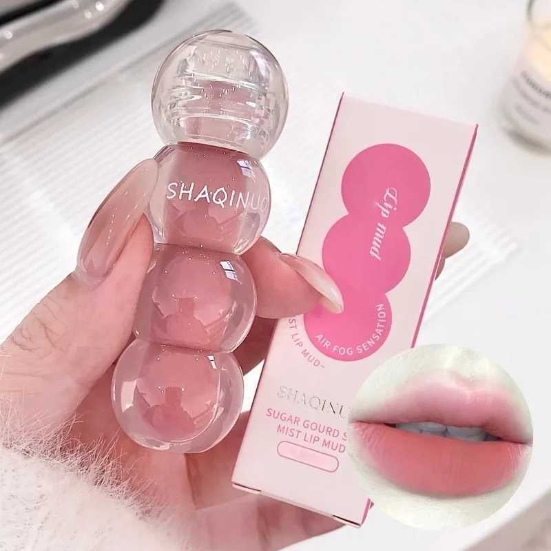 Matte Muse Lip Mud Lipstick Low Saturation Reddish Brown Lip Glaze Non-stick Cup Velvet Ice Candy Lip Tint Makeup Korea CosmeticW250219
