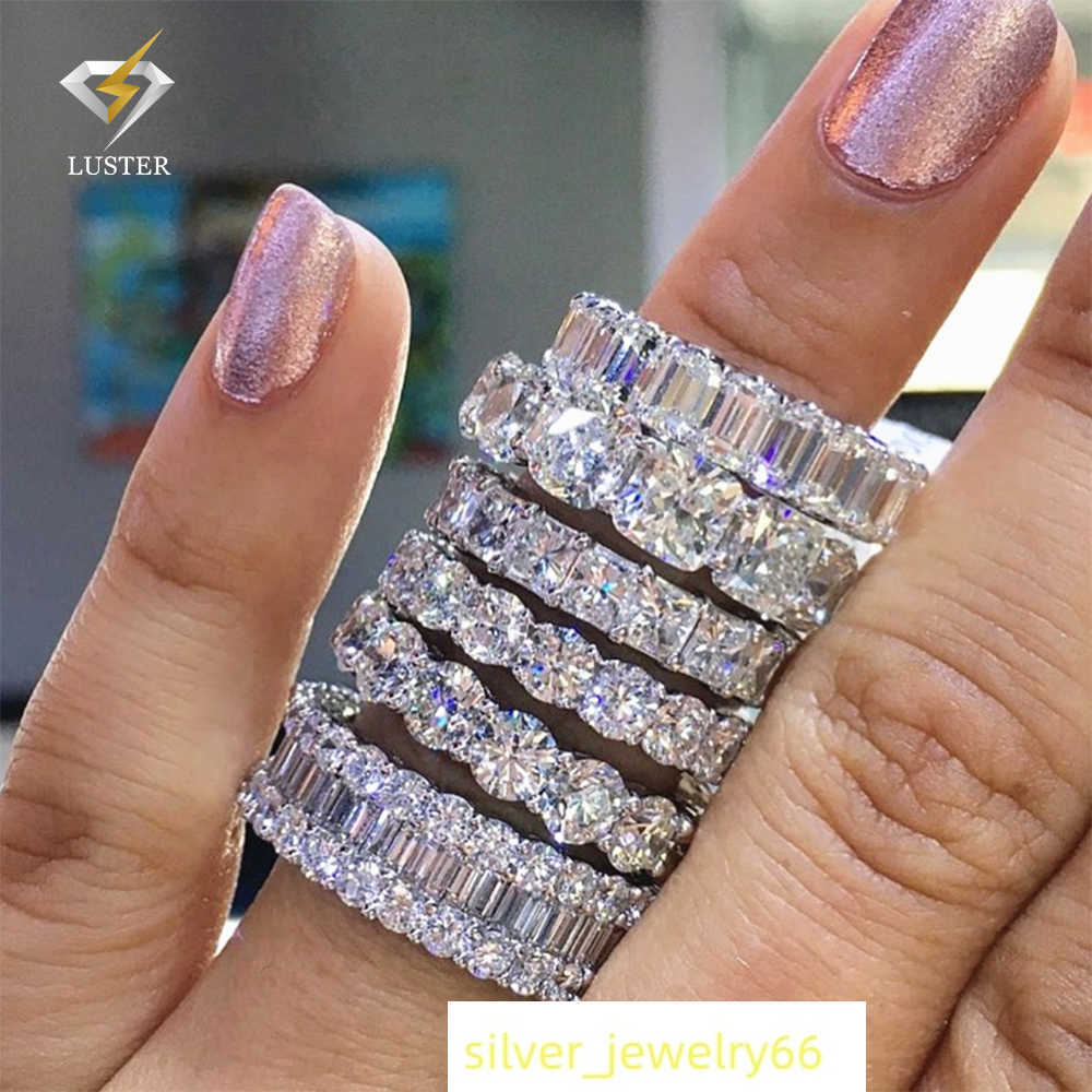 Custom GRA VVs Moissanite Diamond Solid Gold Plated Engagement Ring 1 2 3 Ct 925 Sterling Silver for Women Men Jewelry Rings