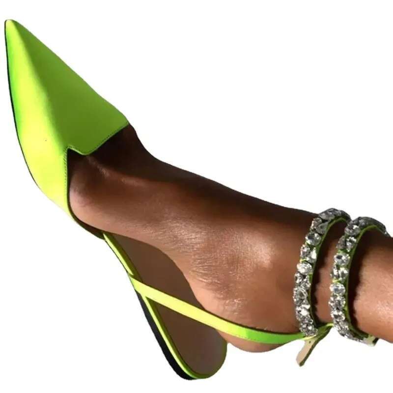 2025 Summer New Fashion Women Solid Pointed Toe Flat Women's Sandals Sexy Party Wedding Shoes Ladies atos #ddmykukumalu