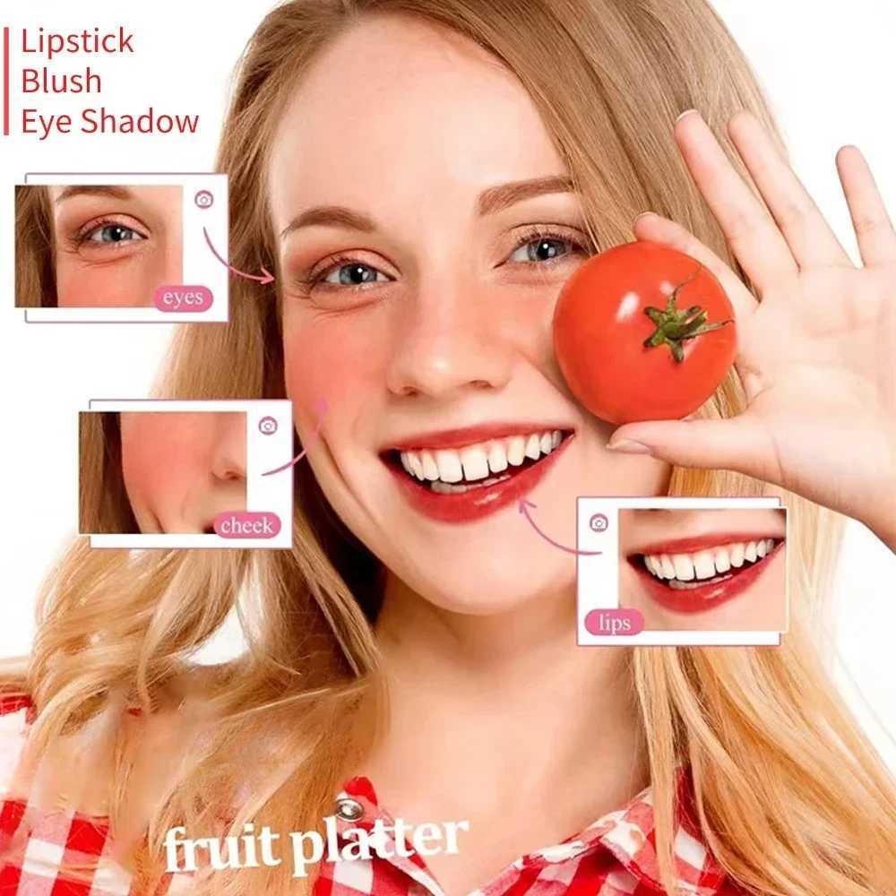 Lip Gloss Long-Lasting Water Tint Cup-Resistant Lip Stain Hydrating Lip Makeup Fruit Platter SeriesW250219