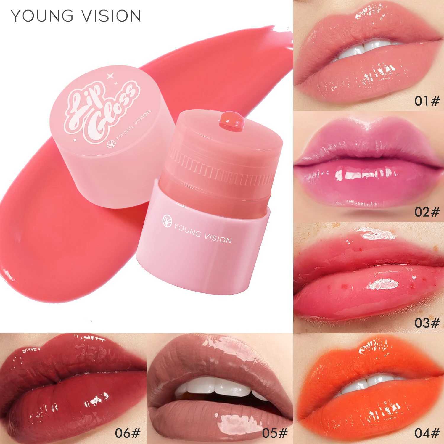 VISION 6 Color Options Twist Lip Gloss Smooth Moisturizing Lip Color Fade Lip Line Enhancement lipstickW250219