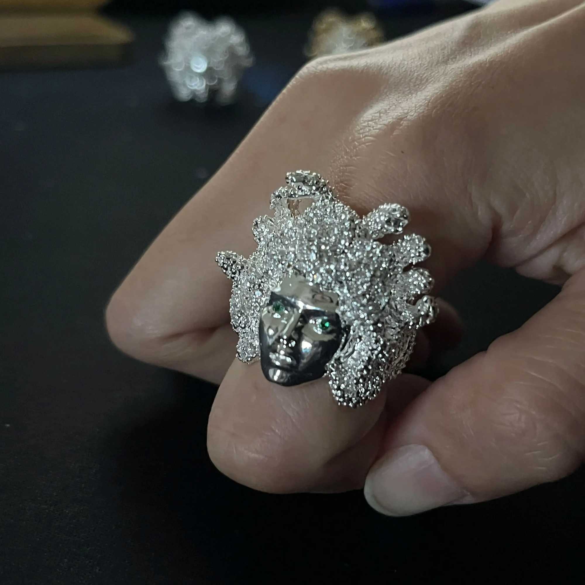 2024 New high-end ring jewelry opening fashion personality fashion trend ringXJ250219